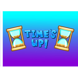 Time's Up! - edible cake decoration