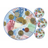 Edible cake topper  - Bank note 50 EUR - edible cake topper