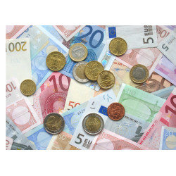 Edible cake topper  - Bank note 50 EUR - edible cake topper