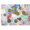 Edible cake topper  - Bank note 50 EUR - edible cake topper