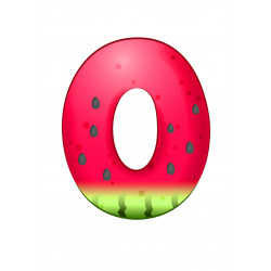 Watermelon Zero - edible cake decoration