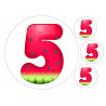 Watermelon Five - edible cake decoration