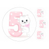 Cat Five - edible cake decoration