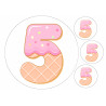 Ice Cream Five - edible cake decoration