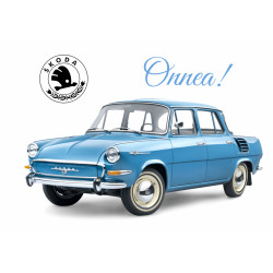 Škoda 1000 MB (1966) edible cake topper