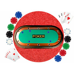 Poker edible cake topper