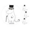 Moomin - Moomin Grandpa - Edible cake topper