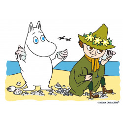 Moomin - Moomin and Snufkin - Edible cake topper