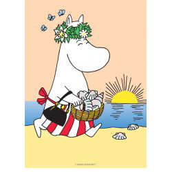 Moomin - Moominmamma on beach - Edible cake topper