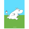 The Moomins - Moomin running - edible cake topper