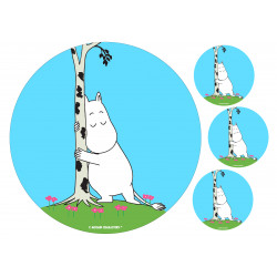 The Moomins - Moomin, lovely tree - edible cake topper