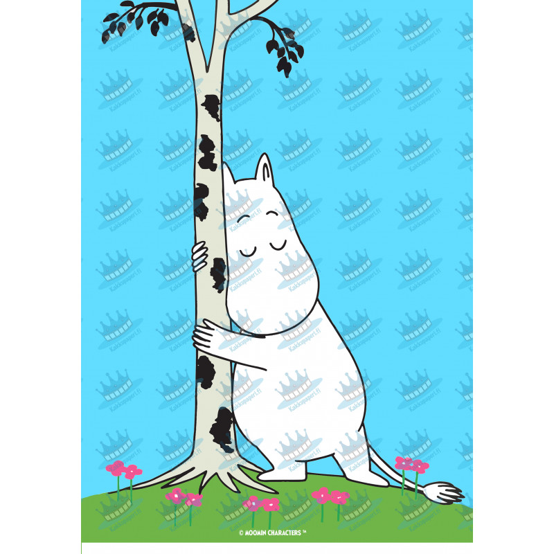 The Moomins - Moomin, lovely tree - edible cake topper