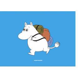 The Moomins - Moomin hiking and backbag - edible cake topper