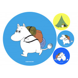 The Moomins - Moomin hiking and backbag - edible cake topper