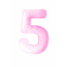 Pink Five - edible cake decoration