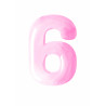 Pink Six - edible cake decoration