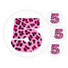 Pink Leopard Five - edible cake decoration