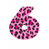 Pink Leopard Six - edible cake decoration