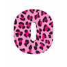 Pink Leopard Ten - edible cake decoration