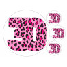 Pink Leopard Thirty - edible cake decoration