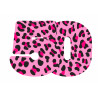 Pink Leopard Fifty - edible cake decoration