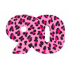 Pink Leopard Ninety - edible cake decoration