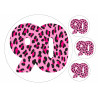 Pink Leopard Ninety - edible cake decoration