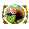 Red panda 3 - Edible cake topper