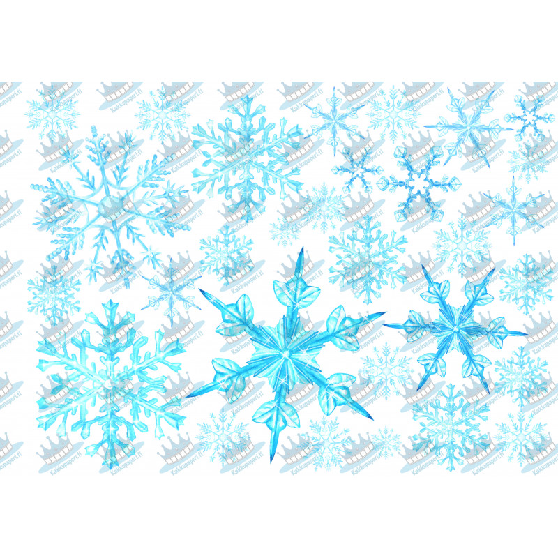 Snowflake - Edible cutouts