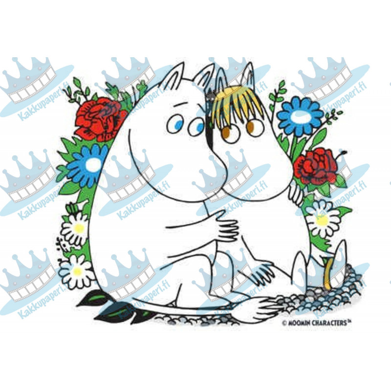 Moomin - Moomin and Snork Maiden  - Edible cake topper