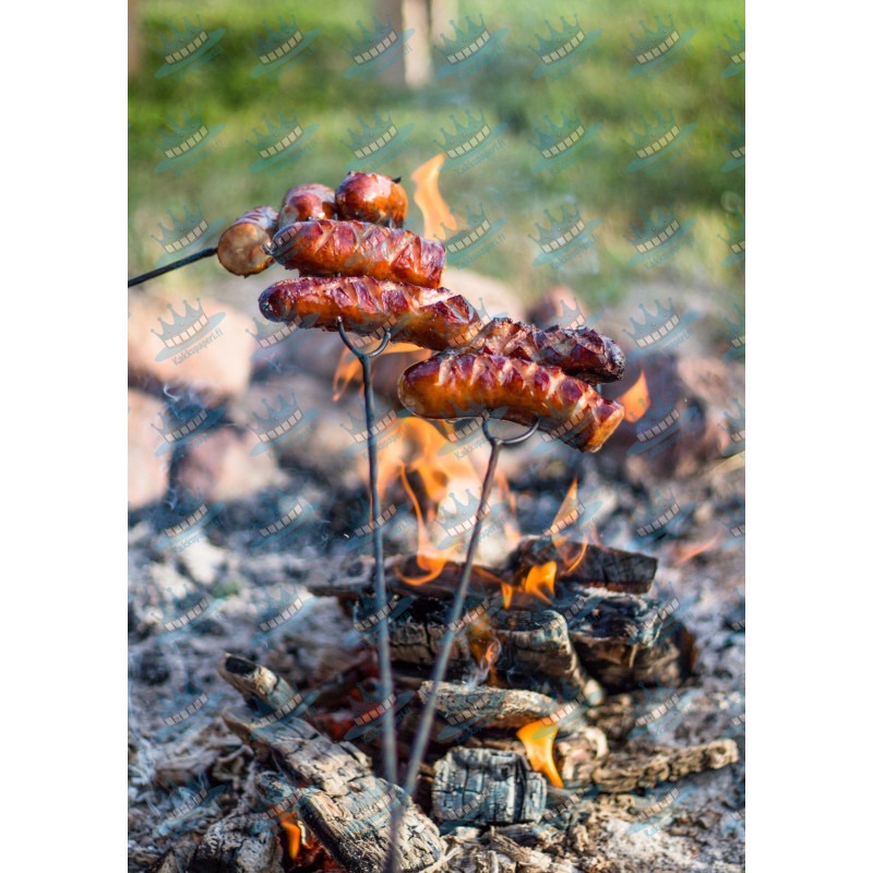 Campfire sausages - Edible cake topper