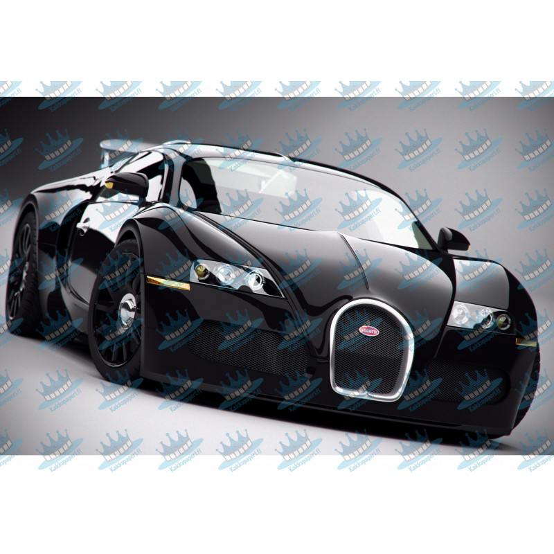 Bugatti Veyron - Edible cake topper