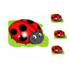 Ladybug - Edible cake topper