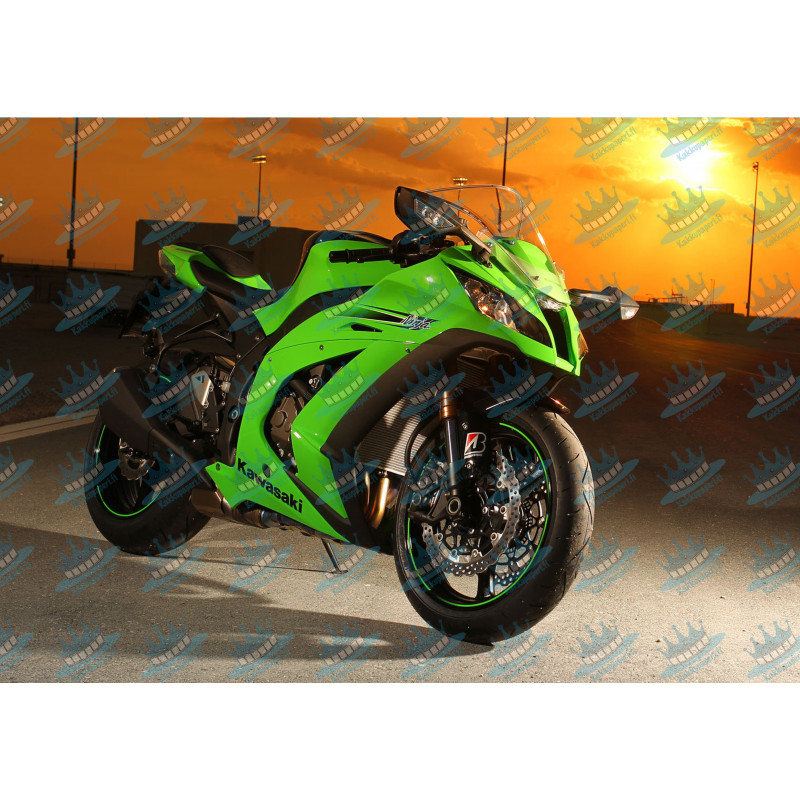 Kawasaki Ninja - Edible cake topper