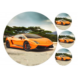 Lamborghini Gallardo- Edible cake topper