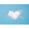 Heart cloud - Edible cake topper