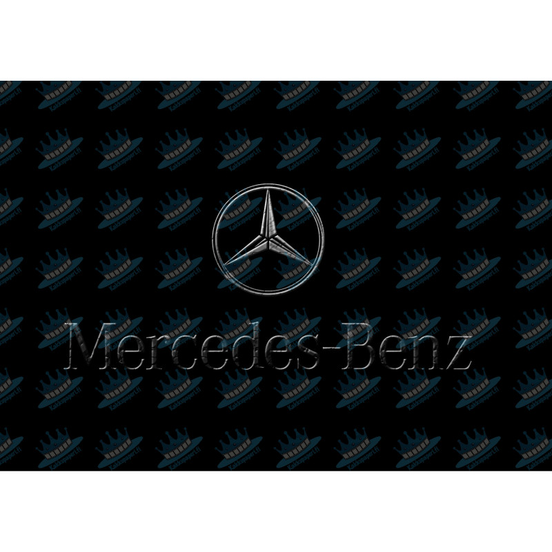 Mercedes-Benz logo - Edible cake topper